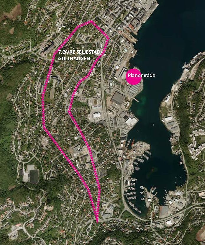 KU Landskap Harstad Skipsindustri 35 3.7 Delområde 7: Øvre Seljestad 3.7.1 Landskapskarakter Figur 21. Delområdet 7 Øvre Seljestad.