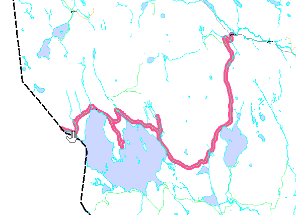 2.13 Veg 1071 Nord for Gjerdingen, Nordmarka Vårt forslag var: Fjellsjøvegen Fjellsjøvegen er