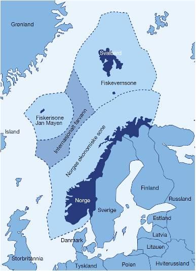 Geografisk virkeområde for planer etter plan- og bygningsloven: 1 nm utenfor grunnlinjene for tiltak og planer etter annet