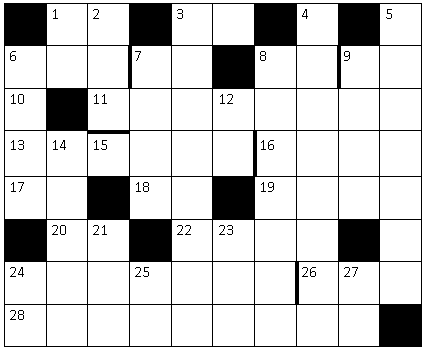 Friluftskryss 2 / 2011 Av Morten Eriksen Vannrett 1 Hyl 3 Ikke på 6 Overgang 7 Heimevernet 8 Astat 9 Avholdsorganisasjon 10 Preposisjon 11 Uønsket i norsk fauna 13 Stort vann nord i marka 16 Attrå 17