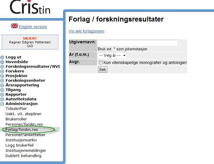 PP Personprofiler: gir rettigheter til redigering av personprofiler for stedskodene/enhetene vedkommende er knyttet til.