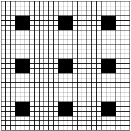 Oppgave 7 (6 poeng) Figur 1 Figur 2 Figur 3 Ovenfor ser du de tre første figurene i en serie som kan fortsettes. De store kvadratene er sammensatt av hvite og svarte kvadrater.