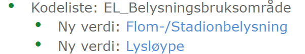 har meldt inn. Som eg har nemnt bør det vere ein objekttype for koplingspunkt eller liknande med ei kodeliste for type.