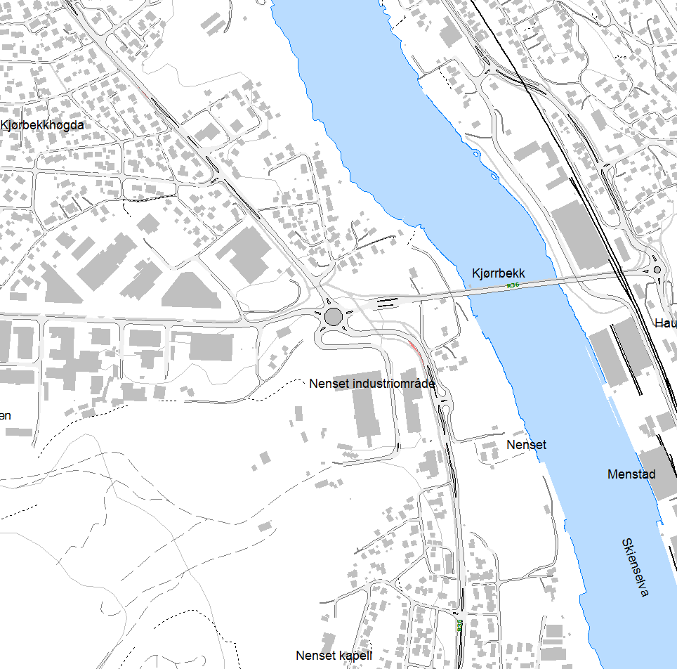 Sydgående retning Basert på vurderinger av SIS-dataene og GPS-registreringene foreslås følgende tiltak: Som «blått» tiltak foreslår vi å etablere kollektivfelt på strekningen fra holdeplass