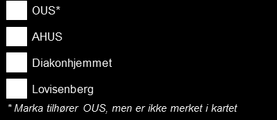 Kapasitetsutfordringer i Oslo og Akershus sykehusområder 47 Overføring av enkeltkommuner i Folloregionen til Diakonhjemmets sykehus Løsningsalternativet innebærer at lokalsykehusansvaret for enkelte