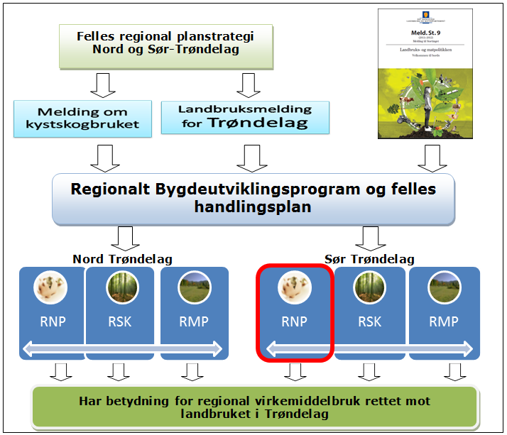 4 1. BAKGRUNN FOR REGIONALT NÆRINGSPROGRAM Med bakgrunn i Meld. St. 9, 2012 Velkommen til bords om Landbruks- og matpolitikken og oppdragsbrev fra LMD datert 9.