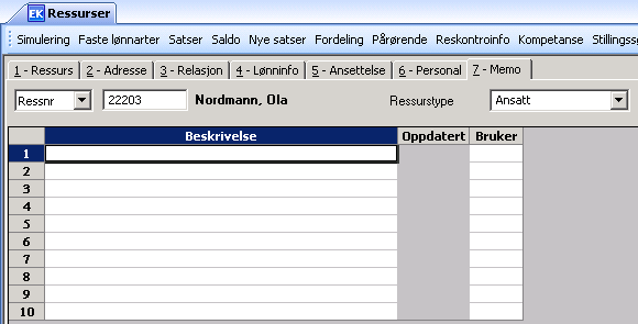 koder under menypunktet Fasteregistre / Lønnssystem. Utdannelsesår Hvilket år de ansatte ble ferdig utdannet. Oppgi årstall, f. eks. 1994. Kan omdefineres.