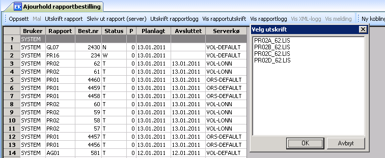 Følgende felt fylles ut: Buntnummer fra: Velg siste kontrollerte buntnummer på det lønnsforlaget som du skal bekrefte.