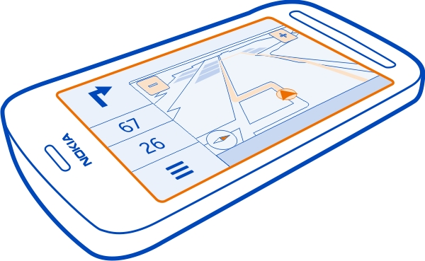 Kart 91 Noe innhold er generert av tredjeparter og ikke av Nokia.