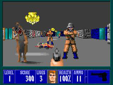 GAME OVER - Anmeldelser GAME OVER - Anmeldelser Kartsystemet er en fin og oversiktelig måte å velge brett på. Wolfenstein 3D presenterte skremmende, detaljert vold.