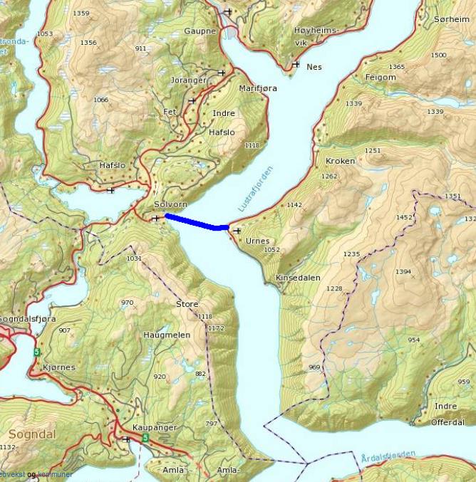 Kjøp av ferjetenester Solvorn-Ornes i Luster kommune 2014 Side 7 4. Rutetider 4.