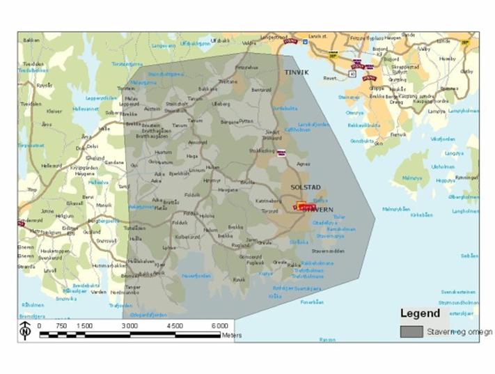 Dokumentnummer: 1 Side: 18 av 29 I sum så viser dagligvarehandelen i Stavern med naturlig omland en dagligvarelekkasje på nærmere 120 mill.