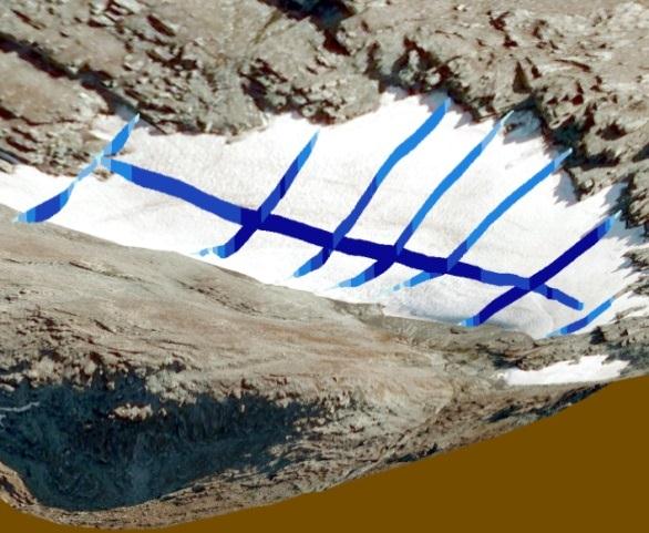 Kapittel 4 Resultat og tolkning 4.2 3D-fundament Z-dimensjonen i oppgaven, altså dybdeverdiene under overflatenivå, kommer til syne når jeg lager "skjelettet" av 3D-modellen.