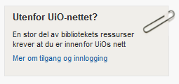 Informasjon om innlogging Boks om innlogging ble i hovedsak oversett.