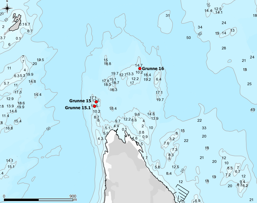 Figur 4. Tiltakene 12-14 i Nesodden og Bærum. Figur 5.