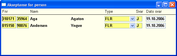 gang. I EVUWeb er det den private (eksterne) e-postadressen som er den viktigste adressen. E-postadressefeltet bør ha en innebygd kontroll for sjekk av format på adressen (inneholde @ og.xxx mv.) 6.