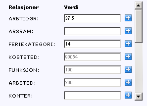 o HTAKAPITTEL Alternativ o HTALTERNATIV Overtid o Benyttes ikke Årslønn o Når lønnsplassering er ihht. lønnsstige, vil årslønn beregnes utfra lønnsansiennitetsdato.