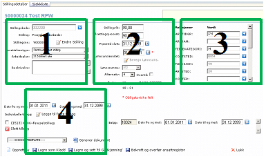 5. Behandling av eksisterende ressurser I de foregående kapitler har vi beskrevet prosessene for behandling av nyansatte/nye stillinger i Ressursforvaltning på web samt generering av