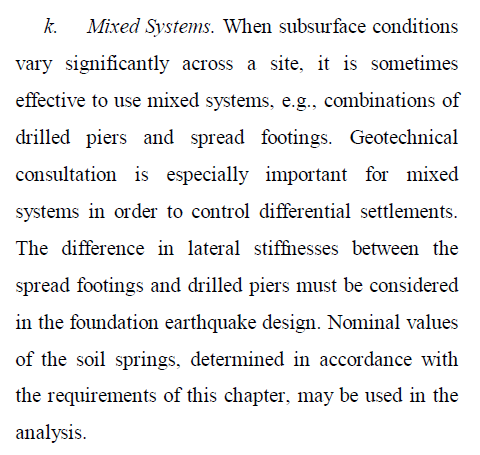 Konstruksjon på hybridfundament Eurokode 8-5 stiller krav om: Konstruksjon på hybridfundament