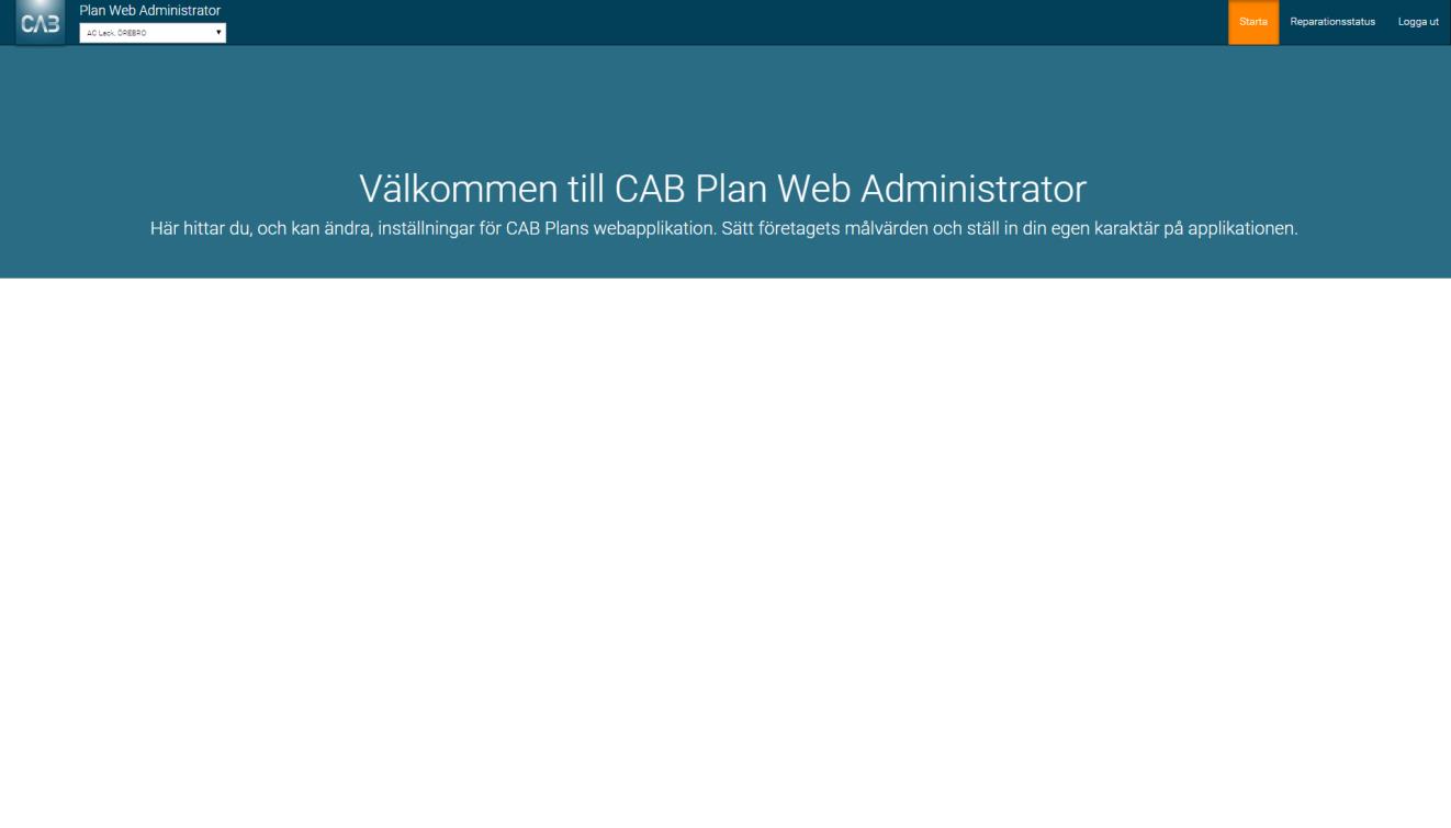 2015-12-22 4.0 CABNET-141-574 3 av 10 2. Etter innlogging vises startsiden.