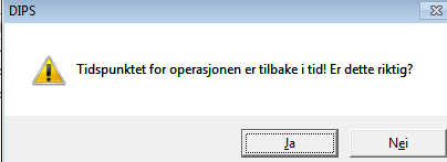 Sykehuset Østfold DIPS brukerhåndbok Operasjon Side 4 av 64 Skjermbildet Registrer operasjon åpner seg: Fyll inn Diagnosekode og Oprkode, trykk tabulator-tasten og det gule feltet operasjonstype