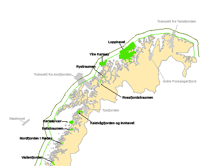 Marin verneplan 17 områder i 1.