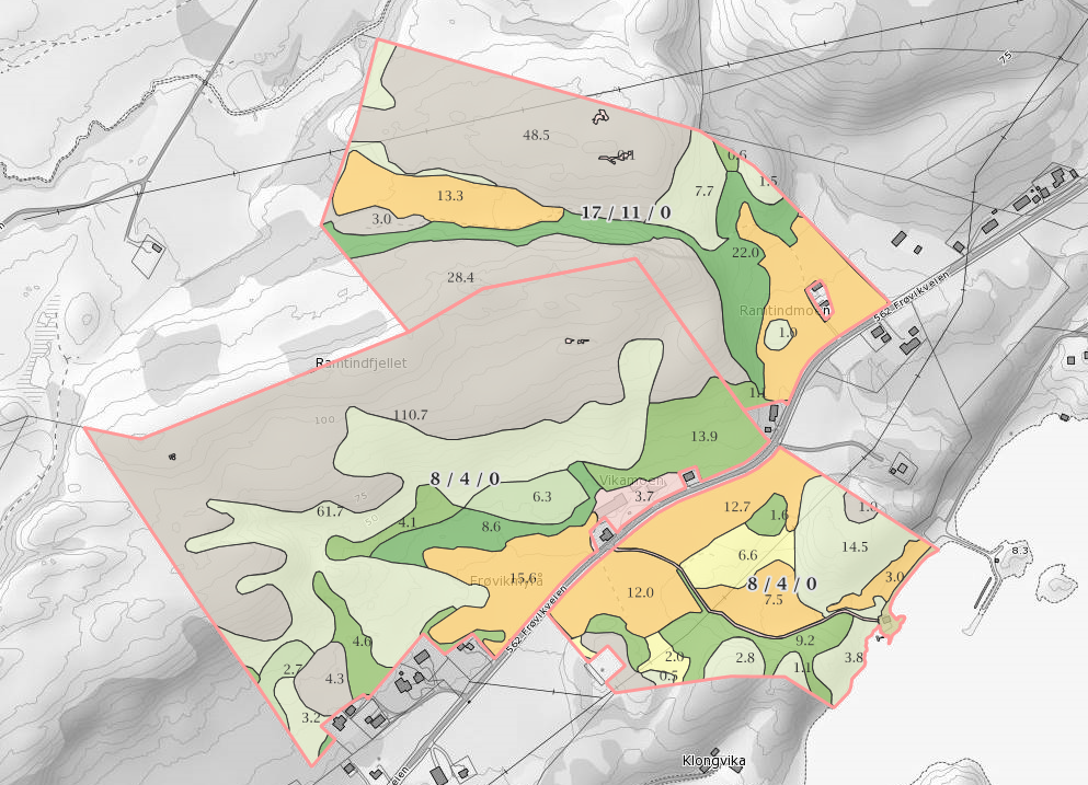 SAKSGRUNNLAG Søknad om konsesjons datert 17.11.2015 hos Vikna kommune.