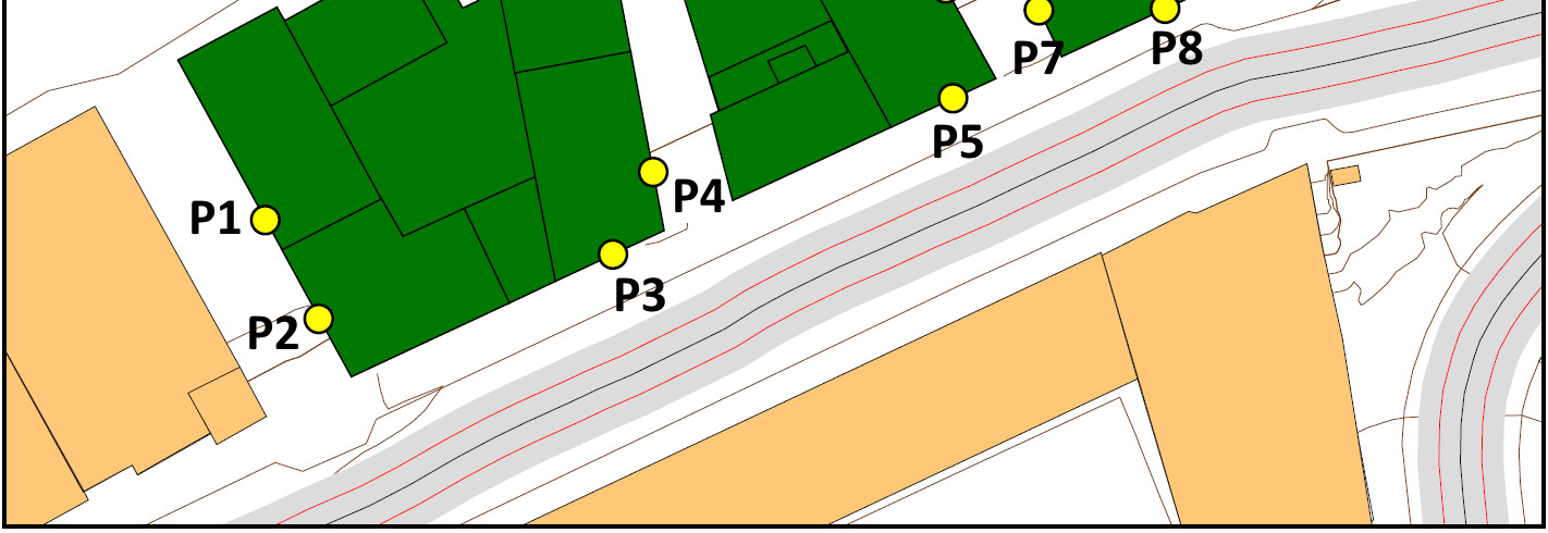 Resultatene for punktberegningene er gitt i tabell 7.