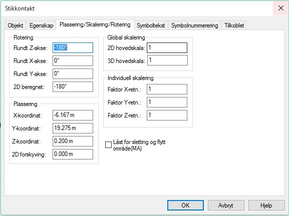 56 Installasjon DDS-CAD 11 Plassering(X,Y,Z koordinat),skalering og