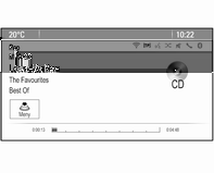 30 CD-spiller Bruk Starte CD-avspilling Skyv CD-en med etiketten opp inn i CD-sporet til den trekkes inn. CD-avspillingen starter automatisk og CD- eller MP3-CD-hovedmenyen vises.
