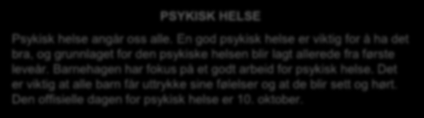 I årsplanen finnes korttidsplaner og langtidsplaner. En årsplan har flere funksjoner. Bl.a er den barnehagens arbeidsredskap som skal sikre at vi bevisst driver barnehagen i en bestemt retning.