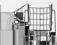 Oppbevaring og transport 59 Bagasjerom Festeringer Festeringer som kan tas ut Festeringer i bagasjerommet brukes til å sikre lasten med festestropper eller gulvnett.