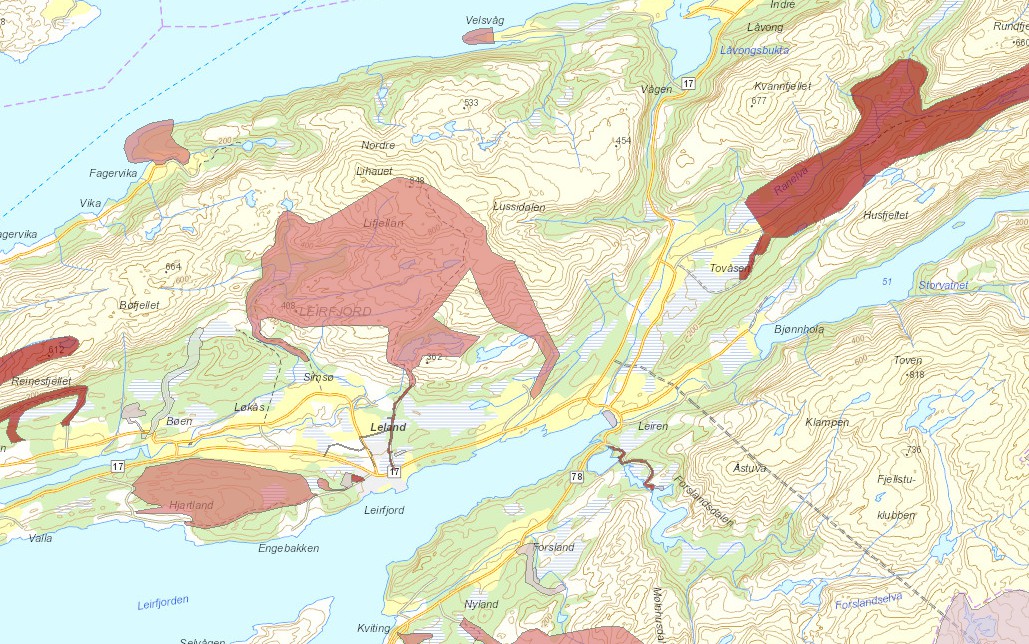 Sak 35/15 Kryss av i radioboksen for "Kartlagte friluftslivsområder" Ved klikk på plusstegnet, får man valg mellom områdeverdi eller områdetype.