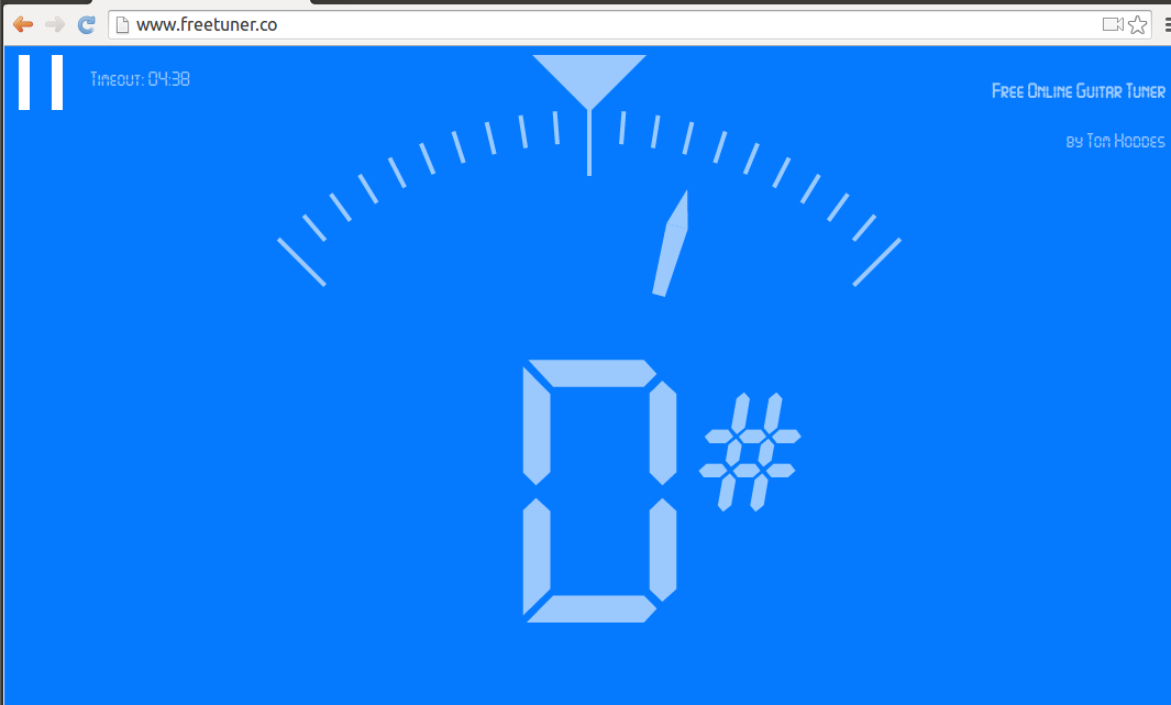 Use case guitar tuner