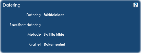 3.2.1 Standardfanen enkeltminne For en forklaring av de fleste funksjonene i standardfanen for enkeltminne se 3.1.1 «Standardfanen lokalitet», ettersom de aller fleste funksjonene og boksene er like.