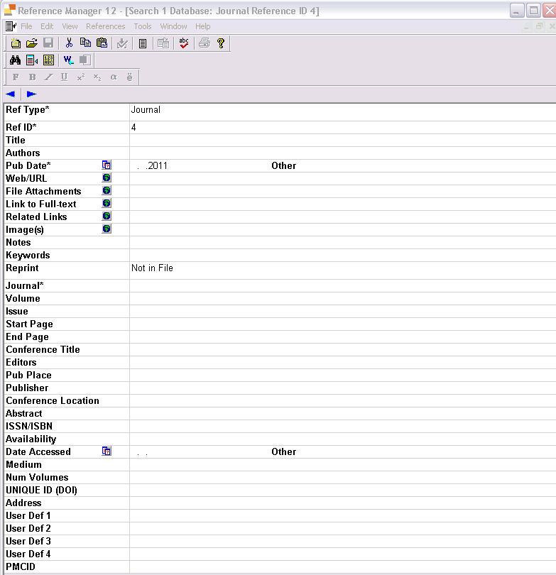 Velg Z39.50 sites i menylinjen over søkefeltene. Dersom det er første gang du bruker denne funksjonen vil du få opp en liste over tilgjengelige databaser.