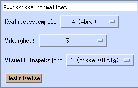 Kvalitetsvurdering 6 store avvik At enkelte målinger utgjør store avvik fra kurven betyr at disse målingene antageligvis er gjort under andre forutsetninger og ikke burde være med i analysen.