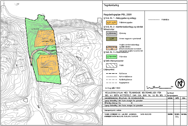 PLANBESKRIVELSE REGULERINGSPLAN FOR DEL AV BOTNE HYTTEFELT Navn på plan: Del av Botne hyttefelt Forslagstiller: Tiltakshaver: Frode Terkelsen Eiendom: Gnr./bnr.