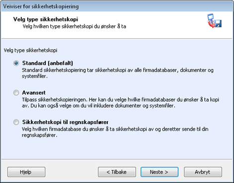 Oppdateringsveiledning 1 Sikkerhetskopiering - Start Før du oppdaterer Før du oppdaterer til ny versjon må du utføre en sikkerhetskopiering i ditt eksisterende Mamut-system.