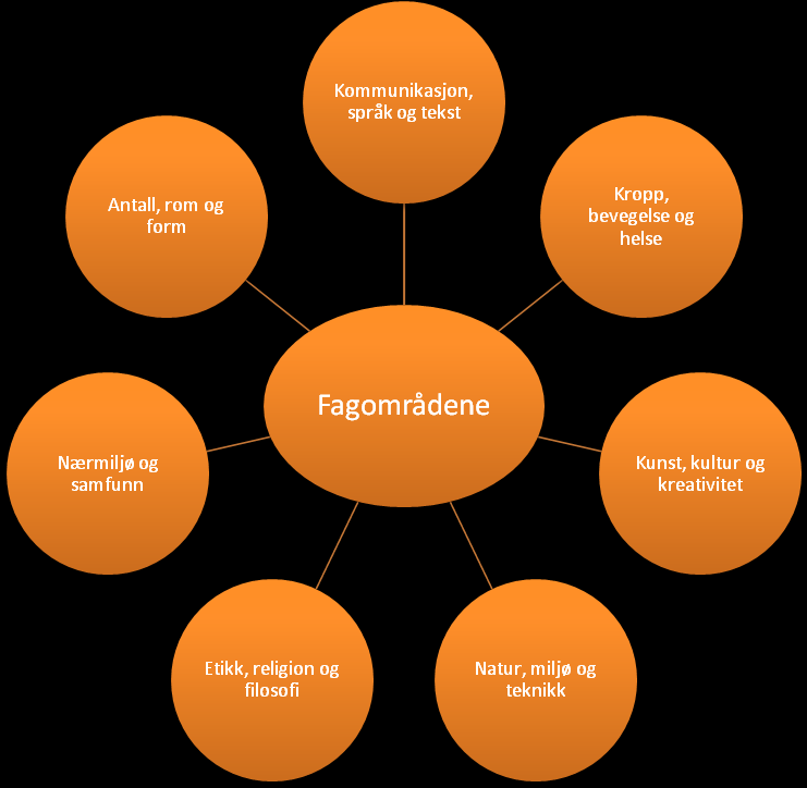 Vi bruker fagområdene for å kvalitetssikre både det formelle og det uformelle arbeidet vårt.