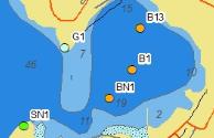 2 PROGRAM 2015 2.1 Stasjonsnett Nordgulen Gjennom tidligere undersøkelser er det etablert et stasjonsnett som gir et representativt bilde på miljøtilstanden i fjorden (Figur 2-1).