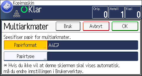 Kopiere på konvolutter 1. Plasser originalen med teksten ned på glassplaten. Originalen bør plasseres helt inntil det bakre venstre hjørnet. 1 CMS001 1. Plasseringsmerker 2.