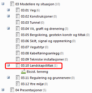 Øving 27 - Skråningsflater Skråningsflater - For å kunne bruke Landskap > Terrengforming > Skråningsflater, opprettes først en oppgave av type Skråningsflater i NP Basis.