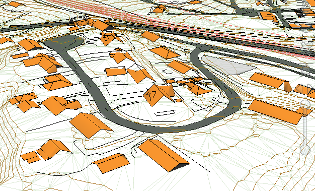 Del 3: Modellere eksisterende situasjon I denne delen av kursheftet skal vi se på hvordan vi kan gjøre om utvalgte objekter i kartgrunnlaget til 3D objekter.