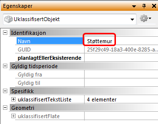 NB: I denne øvingen har vi satt inn et 3D objekt fra en AutoCAD tegning med helt standard konverteringsregel som tar alle objekter i tegningen og overfører den til objekttype UklassifisertObjekt.