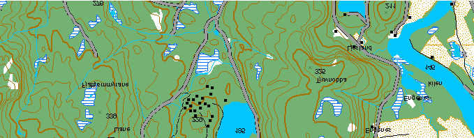 NINA Rapport 45 Urdvatn, (Åmli). Grenser for verneverdig skogområde.