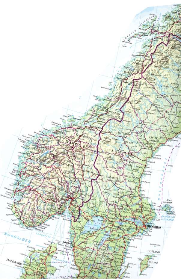 VEDLEGG F - KARTOVERSIKT Divisjoner og klubber i District Norden (justert januar 2016) District Norden omfatter av Norge, Sverige og Danmark Distriktet har i 2015-16 66 klubber, 59 norske, 4 svenske.