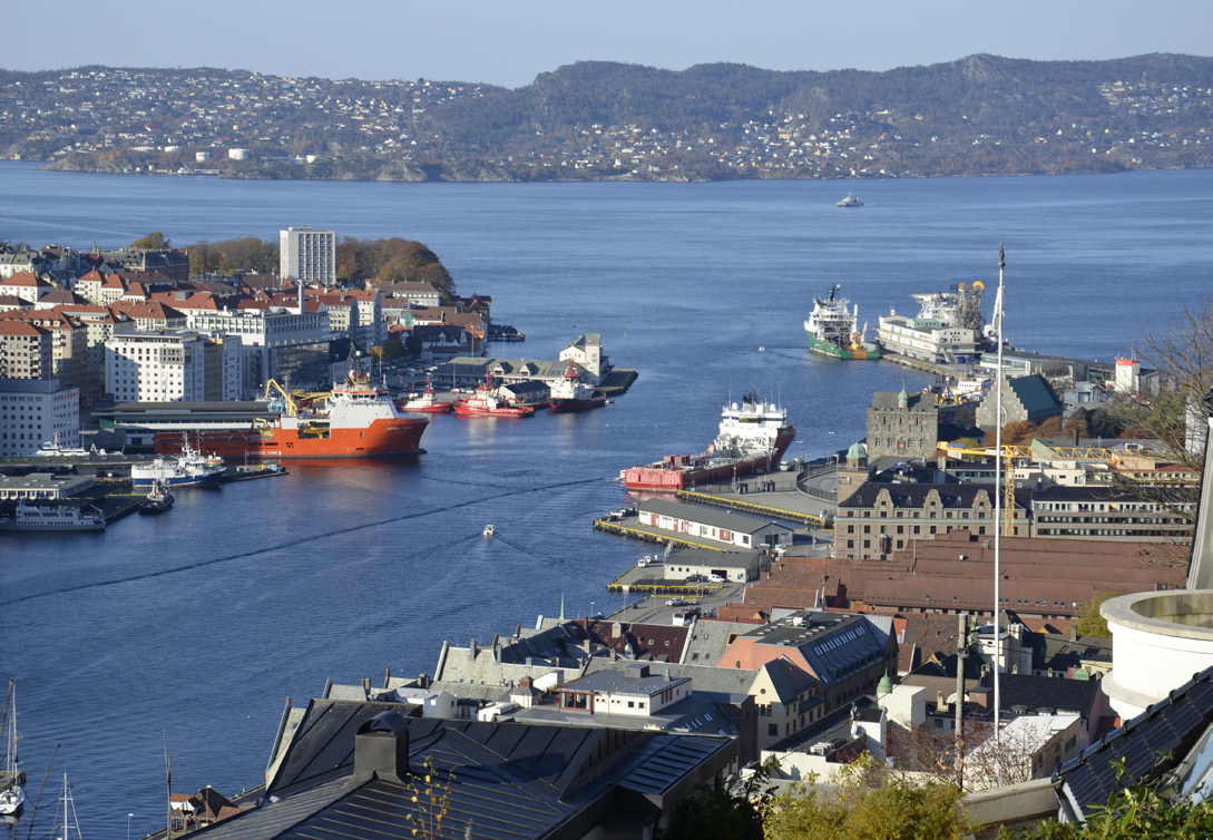 Med maritim næring meiner vi den marine klynga, den maritime klynga og maritim relatert verksemd frå petroleumssektoren.