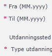 3. REGISTRERE KOMPETANSE Klikk på Kompetanse for å starte registrering:.