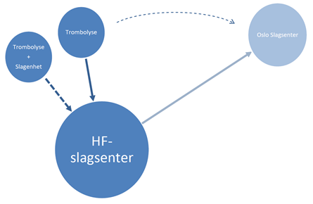 20 Tittel på rapporten vurderer sammen med HF-slagsenteret videre behandling og hvorvidt pasienten kan motta videre behandling i lokalsykehuset eller bør overføres til HF-slagsenteret eller til